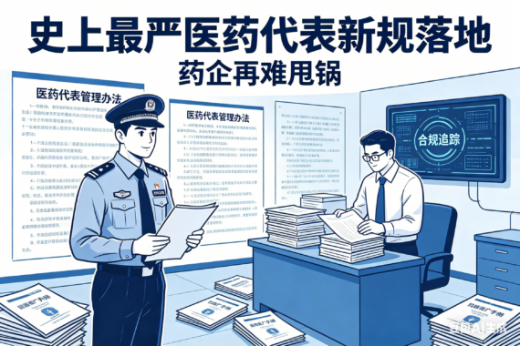 “史上最严”医药代表新规落地，药企再难“甩锅”